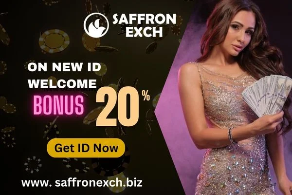 On new ID Welcome bonus 20% | Saffronexch