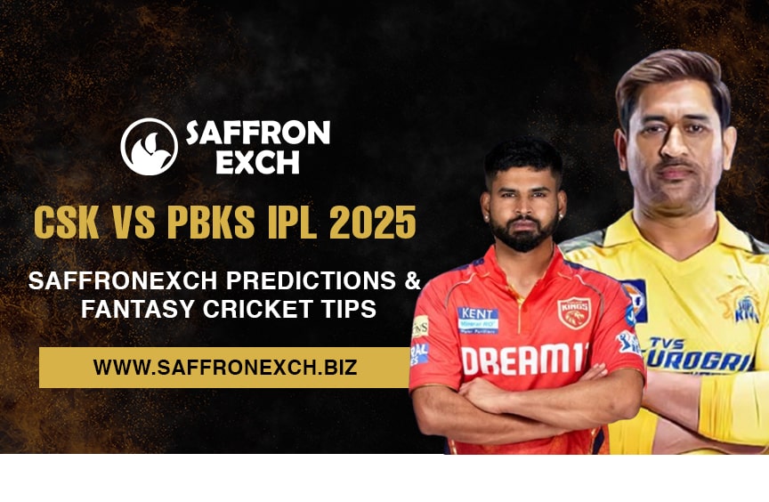 Read more about the article CSK vs PBKS IPL 2025 – SaffronExch Predictions & Fantasy Cricket Tips