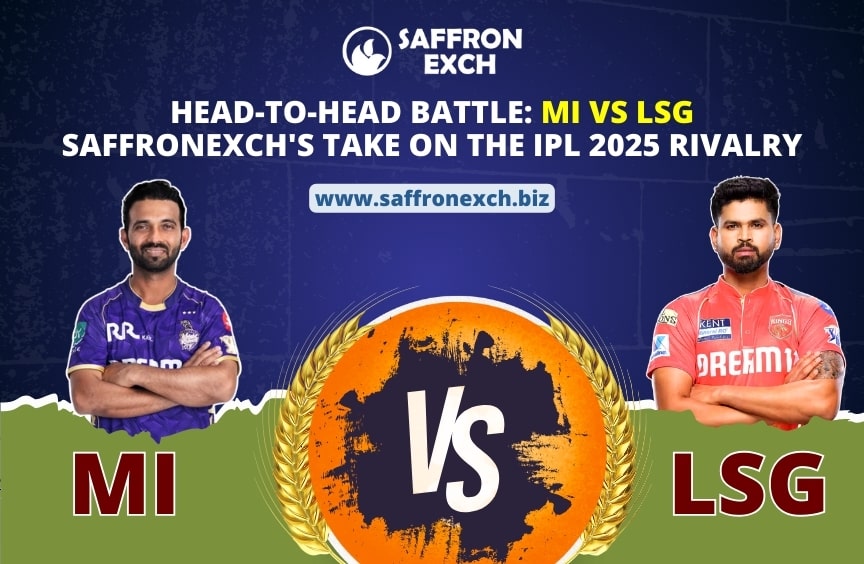 Read more about the article SaffronExch’s Prediction: Head-to-Head Battle – MI vs LSG in IPL 2025